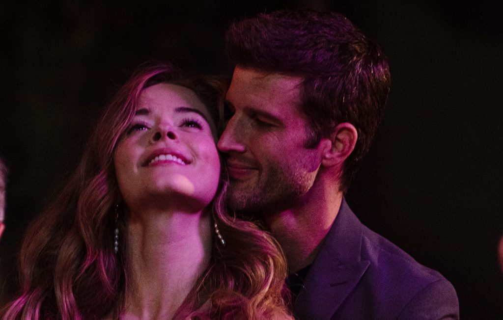 Actors Sasha Pieterse (Anna) and Parker Young (Nick) from the film The Image of You