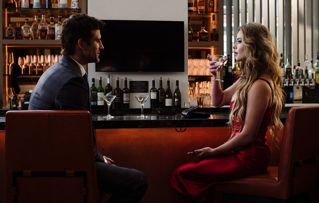 Stills pic of actors Sasha Pieterse and Parker Young from the film The Image of You, taken from the novel of the same name by Adele Parks 