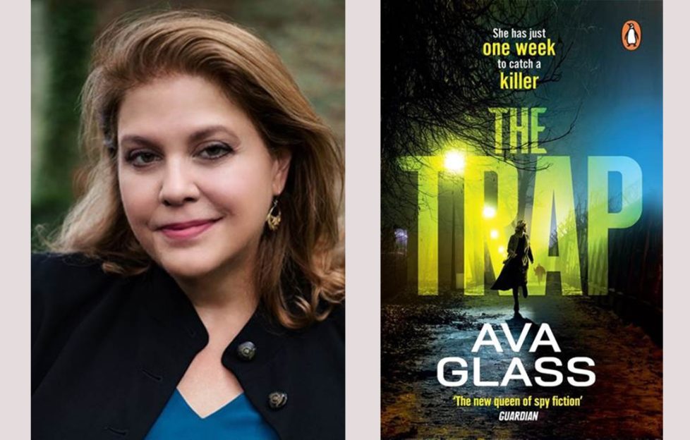 Ava Glass with her new book, The Trap