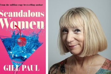 Gill Paul with her new book Scandalous Women