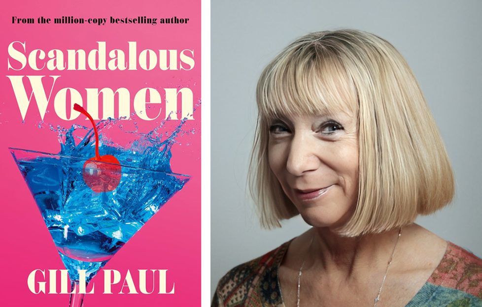 Gill Paul with her new book Scandalous Women