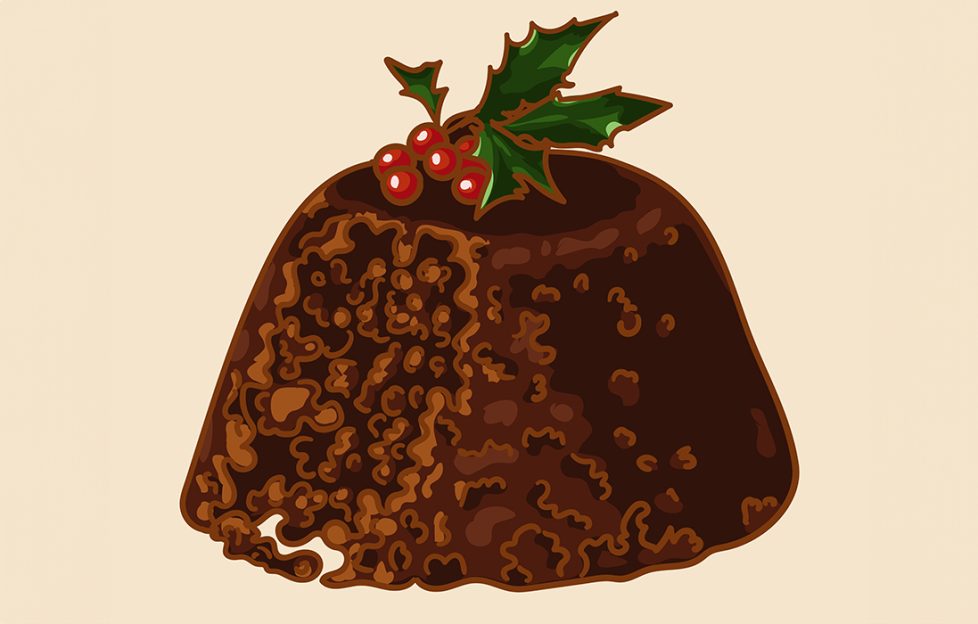 A Christmas pudding