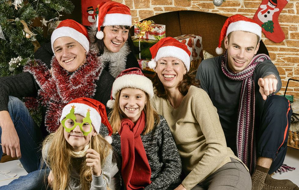 A family gathering at Christmas