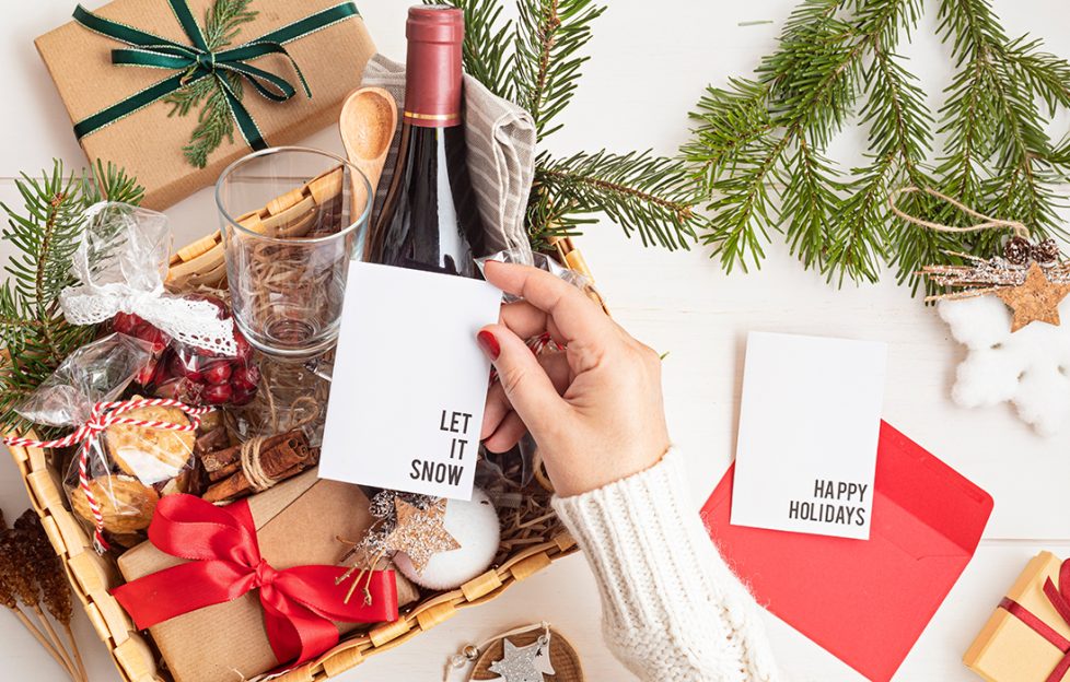 A Christmas hamper