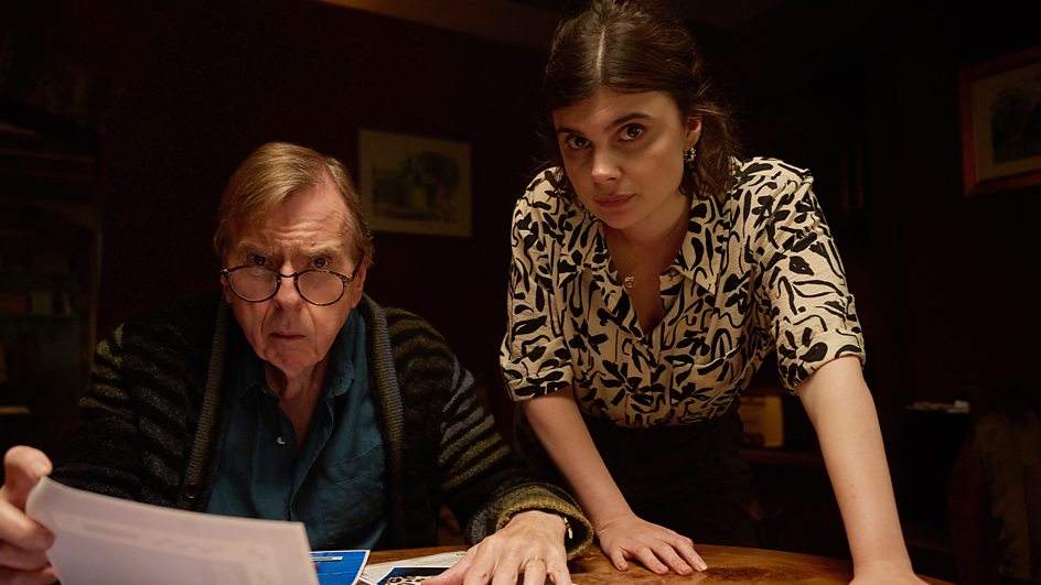 Timothy Spall and Gwyneth Keyworth in TV series Death Valley