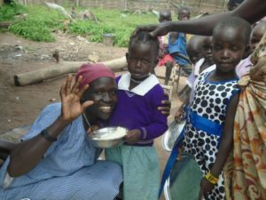Betty, a volunteer cook.