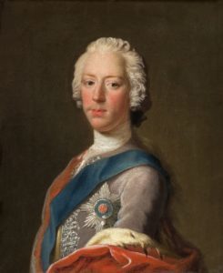 The 1745 portrait of Prince Charles Edward Stuart by the artist Allan Ramsay. Photograph courtesy of the Scottish National Portrait Gallery. NO F35 CE Stuart without frame