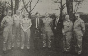 In 1996: Malcolm Black is second from the left, while Ronnie Hamilton is second from the right in this photograph taken at the award ceremony in Oban.