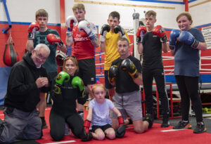Members of the Lochaber Phoenix Boxing Club had fun celebrating International Boxing Day. Photograph: Iain Ferguson, alba.photos NO F36 Boxing Day 01