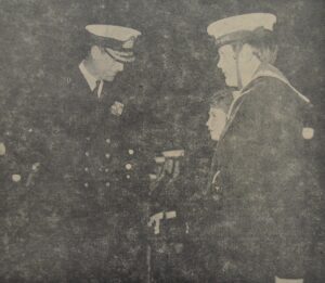 In 1971: It was a day young Archie Martin won't forget for a long time for the Duke of Edinburgh spent minutes of his tight schedule chatting to him as the most junior member of the Campbeltown Sea Cadet Unit.