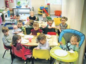 In 2011: Children from Kintyre Toy Library enjoyed their Christmas party which was held in their room at the nursery centre. All the children had a great time and enjoyed a special visit from Santa.