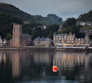 Oban Reflections by Alistair Reid. 'I just liked the peaceful still autumn Oban night,' said Alistair.